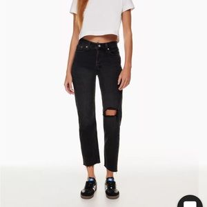 NWT Levi’s Wedgie Straight Jean | High Rise | 26 | Faded Black Wash